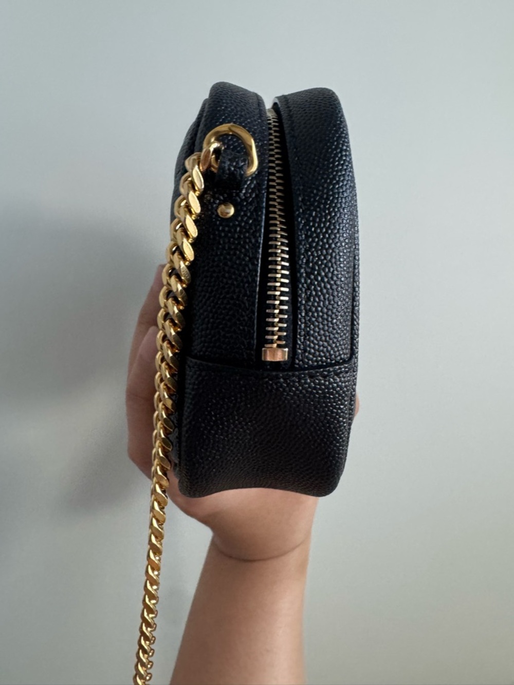 Saint Laurent Black Quilted Crossbody Camera Bag with Gold Hardware - Picture 5 of 11